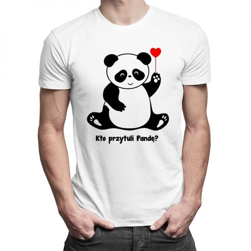 Kto przytuli pandę? - męska koszulka z nadrukiem 69.00PLN