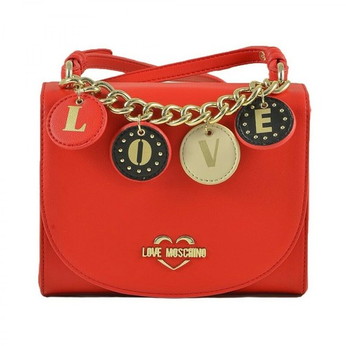 Love Moschino, Bag Czerwony, female, 890.00PLN