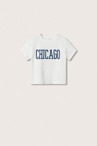 Mango Kids t-shirt bawełniany dziecięcy Bostonb 19.99PLN