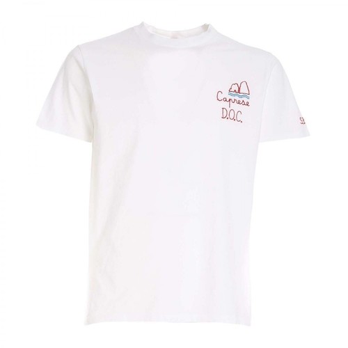MC2 Saint Barth, portofino ecap1n t-shirt Biały, male, 306.00PLN