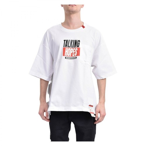 Mihara Yasuhiro, T-shirt combined hopes Biały, male, 1112.06PLN