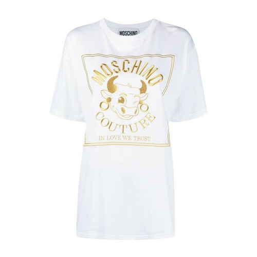 Moschino, T-Shirt Biały, female, 885.57PLN
