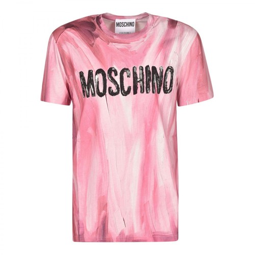 Moschino, T-shirt Różowy, male, 678.00PLN