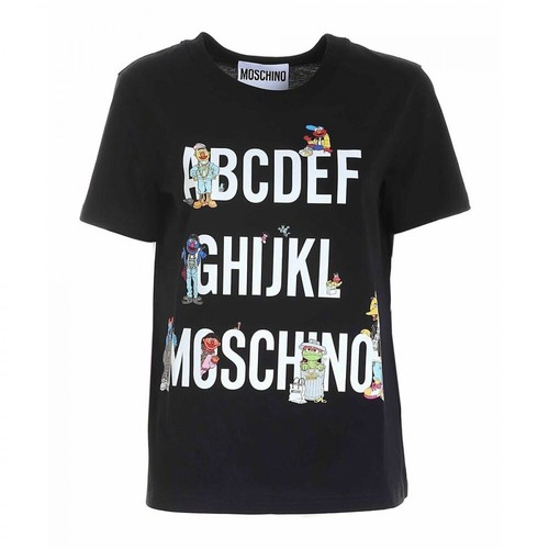 Moschino, to learn t-shirt Czarny, male, 748.00PLN