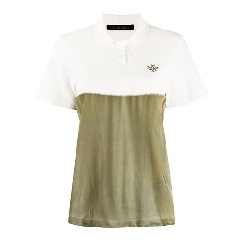 Mr&Mrs Italy, Tie-Dye Regular Polo T-Shirt Zielony, female, 1368.00PLN