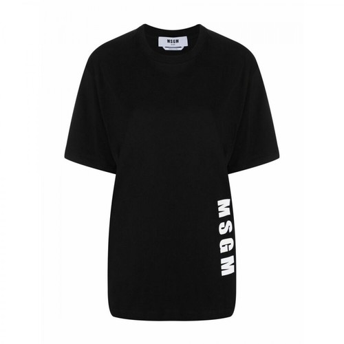 Msgm, T-Shirt Czarny, female, 853.00PLN