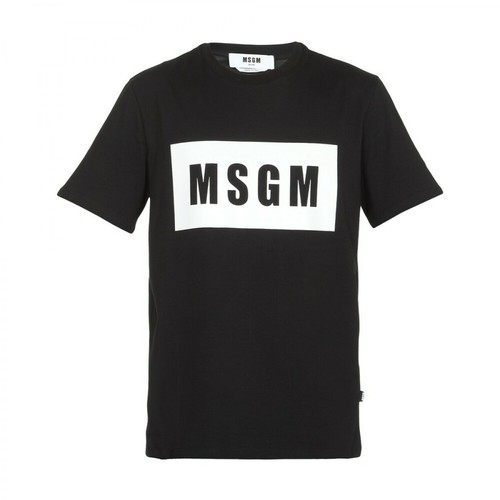 Msgm, T-shirt Czarny, male, 434.00PLN