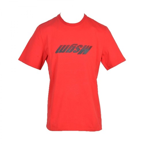 Msgm, T-Shirt Czerwony, male, 548.00PLN