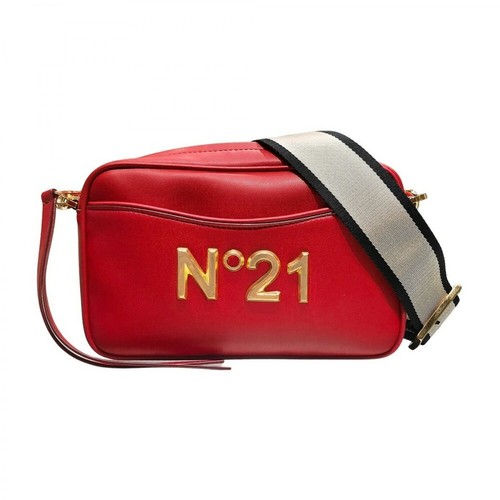 N21, Nappa Leather Camera Bag Czerwony, female, 1542.00PLN