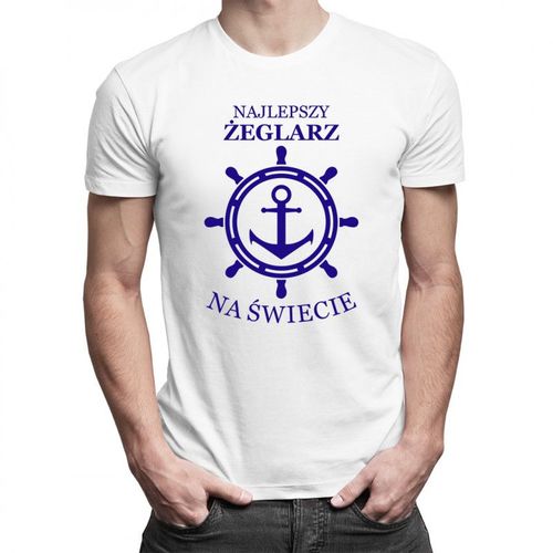 Najlepszy żeglarz na świecie - męska koszulka z nadrukiem 69.00PLN