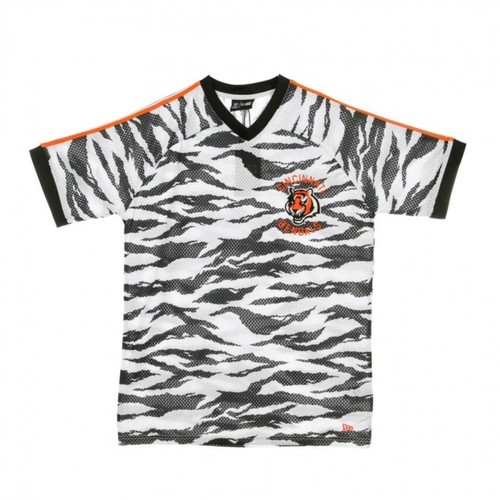 New Era, Casacca NFL Bengals ALL Over Print T-Shirt Cinben Biały, male, 389.00PLN