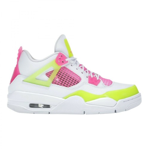 Nike, Air Jordan 4 Retro White Lemon Pink (Gs) Biały, female, 1408.00PLN
