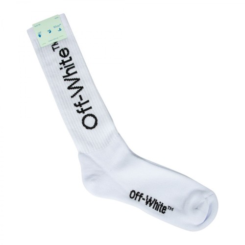 Off White, Socks with Logo Biały, female, 297.00PLN
