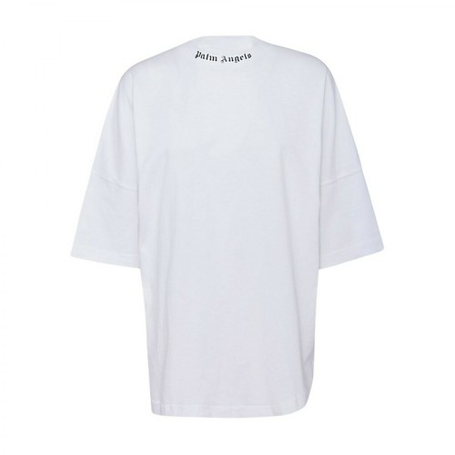 Palm Angels, Logo T-shirt Biały, female, 1049.00PLN