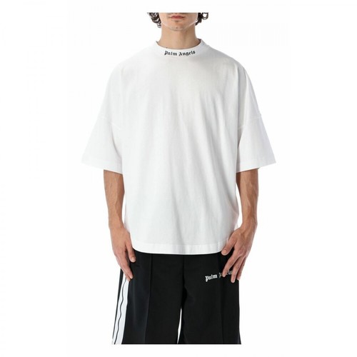 Palm Angels, T-Shirt Pmaa002C99Jer001 Biały, male, 1049.00PLN