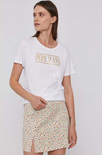 Pepe Jeans T-shirt bawełniany BLANCA 41.99PLN