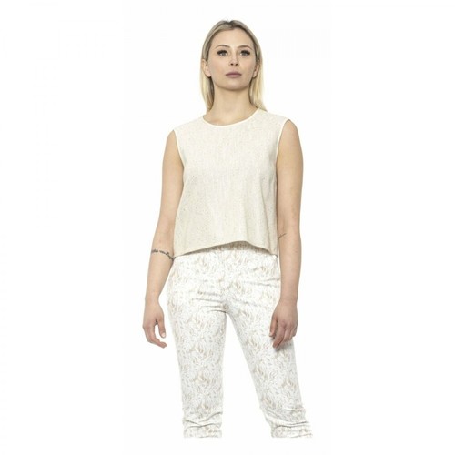 Peserico, T-Shirt Beżowy, female, 625.55PLN