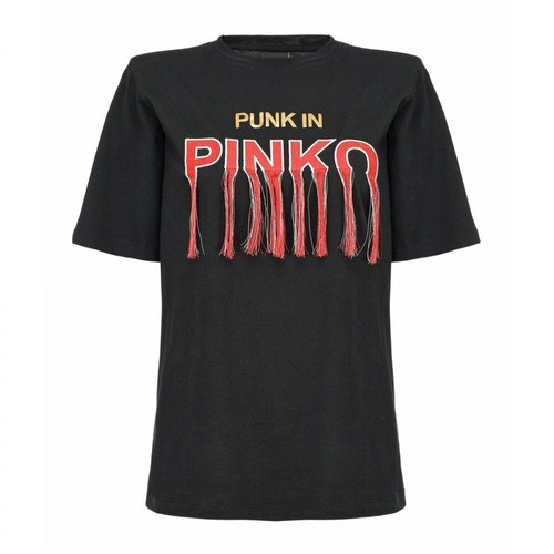 Pinko, T-Shirt Czarny, female, 510.00PLN
