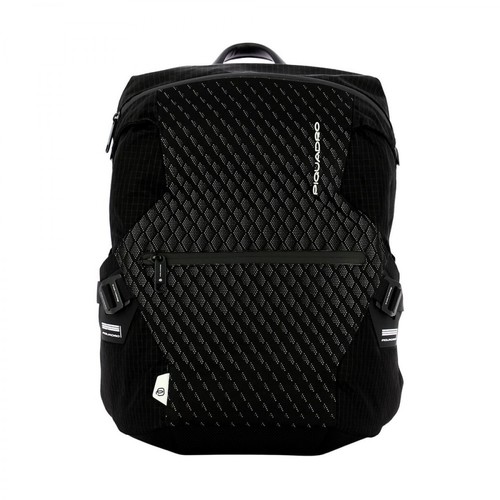 Piquadro, Two-pocket laptop backpack with Rfid Pq-Y 14.0 Czarny, male, 871.00PLN