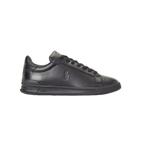 Polo Ralph Lauren, Sneakers Heritage Court II Leather Czarny, male, 648.00PLN