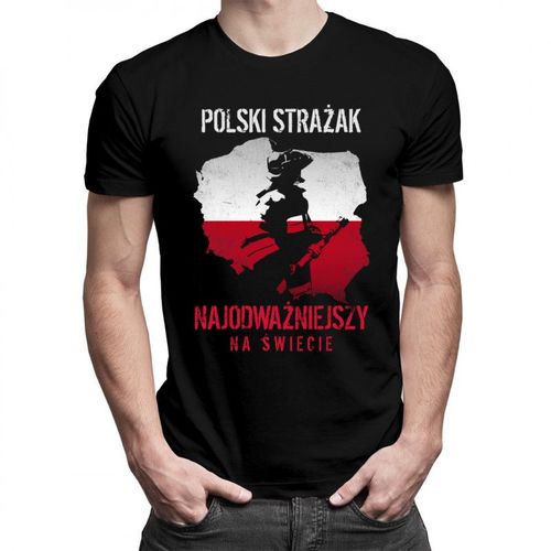 Polski strażak - męska koszulka z nadrukiem 69.00PLN