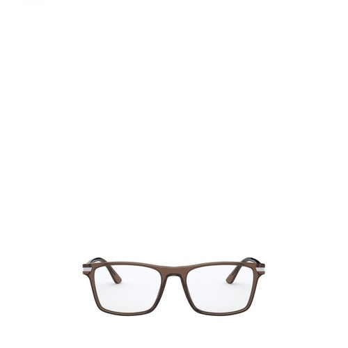 Prada, Glasses 01Wv 09F1O1 Brązowy, male, 928.00PLN