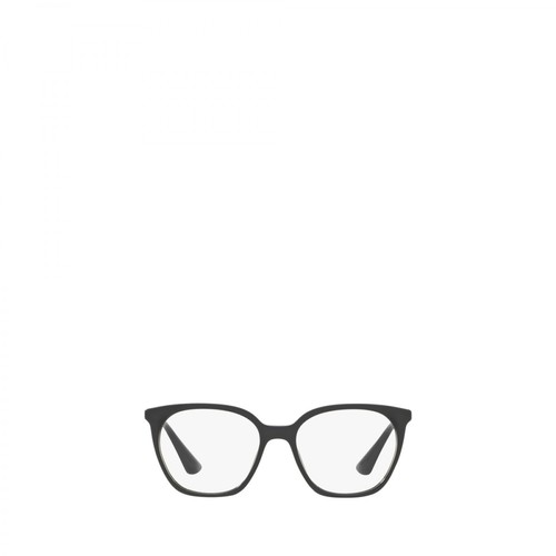 Prada, PR 11Tv 1Ab1O1 Glasses Czarny, female, 942.00PLN