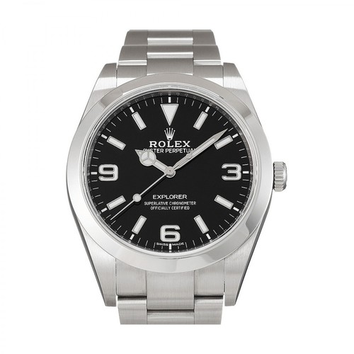 Rolex Vintage, Używany zegarek Explorer Czarny, male, 54699.00PLN