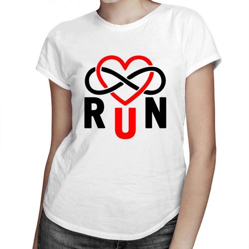 Run Infinity - damska koszulka z nadrukiem 69.00PLN
