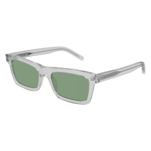 Saint Laurent, Betty Rectangle-Frame Sunglasses Szary, female, 1004.00PLN