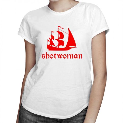 Shotwoman - damska koszulka z nadrukiem 69.00PLN