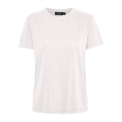 Soaked in Luxury, Columbine crew-neck T-shirt Biały, female, 129.00PLN