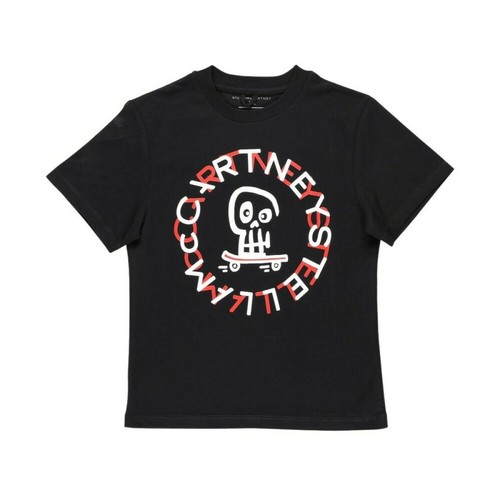 Stella McCartney, T-shirt Czarny, female, 192.00PLN