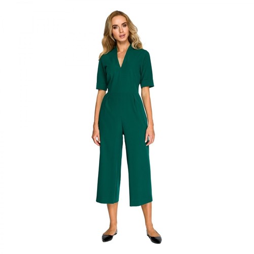 Style, Kombinezon z szerokimi nogawkami Zielony, female, 189.00PLN
