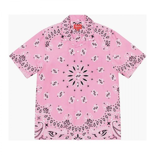 Supreme, Bandana Shirt Różowy, male, 2298.00PLN