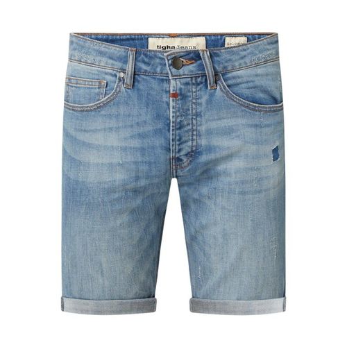 Szorty jeansowe o kroju slim fit z dodatkiem streczu model ‘Solomon’ 249.99PLN