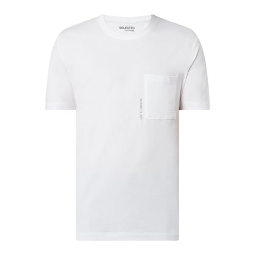 T-shirt o kroju relaxed fit z bawełny ekologicznej model ‘Freddie’ 69.99PLN