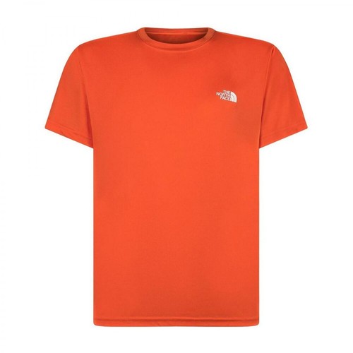 The North Face, T-Shirt with Logo Pomarańczowy, male, 125.00PLN