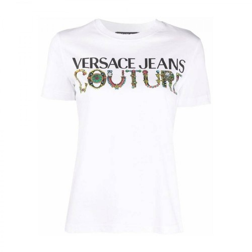 Versace Jeans Couture, T-Shirt Biały, female, 438.00PLN