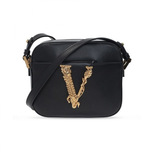 Versace, Virtus shoulder bag Czarny, female, 4584.00PLN