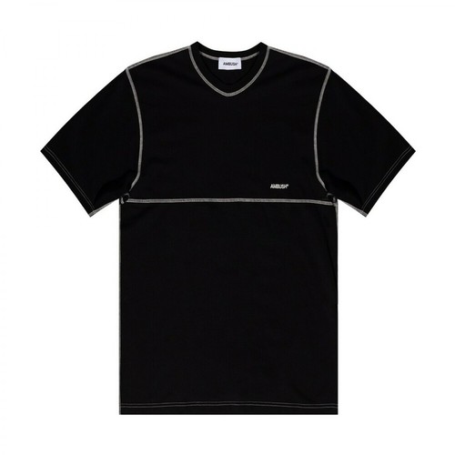 Ambush, T-shirt with stitching details Czarny, male, 922.00PLN