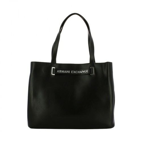 Armani Exchange, Shopping Bag Czarny, female, 602.00PLN