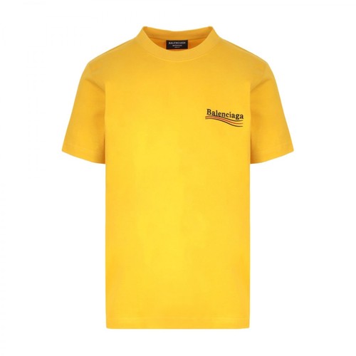 Balenciaga, Small FIT T-Shirt Żółty, male, 2084.00PLN
