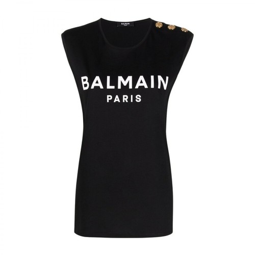 Balmain, T-shirt Czarny, female, 1254.00PLN