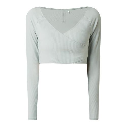 Bluza krótka o prążkowanej fakturze model ‘Jana’ 69.99PLN