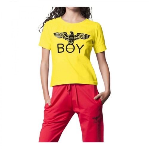BOY London, T-Shirt Żółty, female, 124.32PLN