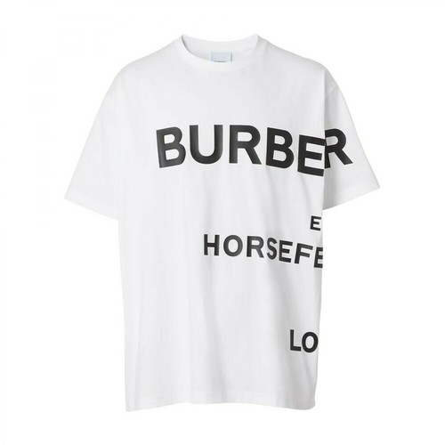 Burberry, T-shirt Biały, male, 2052.00PLN