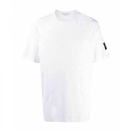 Calvin Klein Jeans, J30J314051Yaf T-Shirt Biały, male, 187.00PLN