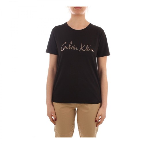 Calvin Klein, K20K202870 T-shirt Czarny, female, 295.00PLN