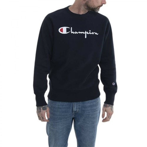 Champion, Bluza Crewneck Sweatshirt 215160 Bs501 S Niebieski, male, 389.85PLN